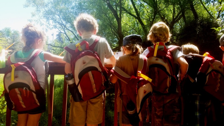 Kids with Explorer Packs